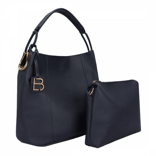 Dark Blue Shoulder Bag - Lucky Bees - Modalova