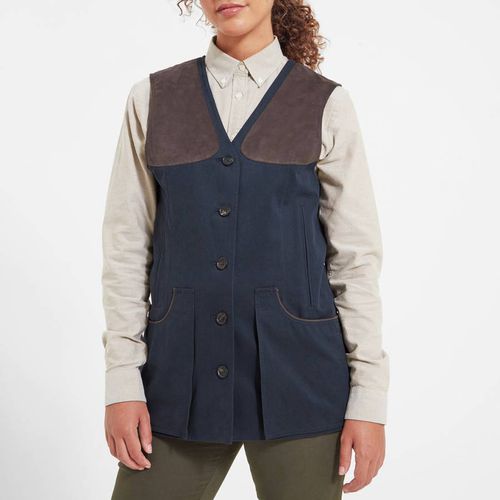 Navy Cotton Shooting Vest - SchÃ¶ffel - Modalova