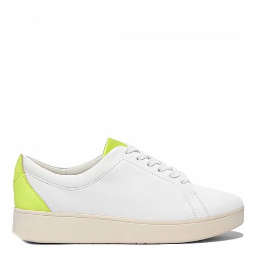 Rally Neon Pop Leather Trainers - FitFlop - Modalova
