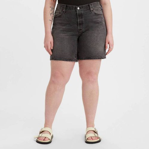 Washed Black Plus 501® Denim Shorts - Levi's - Modalova