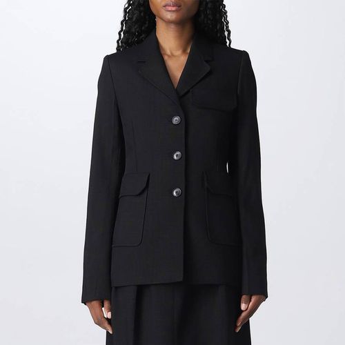 Button Up Single Breasted Blazer - Victoria Beckham - Modalova