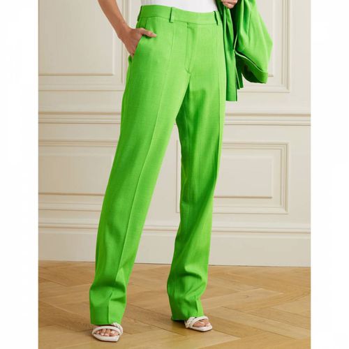 Single Pleat Tapered Leg Trousers - Victoria Beckham - Modalova