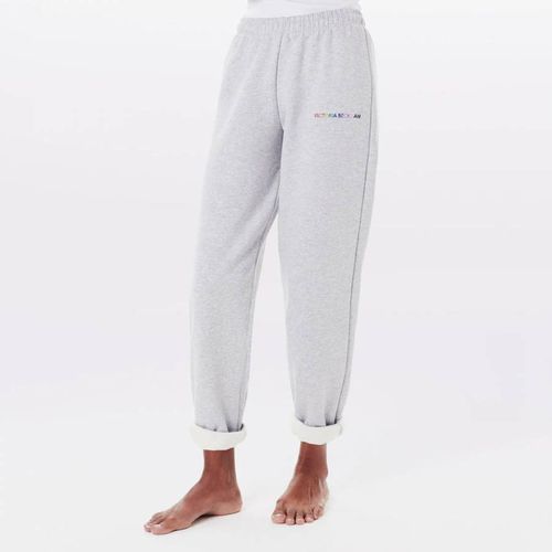 Grey Pride Tapered Cotton Joggers - Victoria Beckham - Modalova