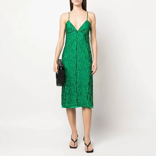 Green Printed Cami Dress - Victoria Beckham - Modalova