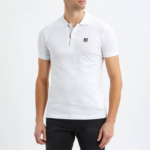 Harry Stretch Cotton Polo Shirt - Diesel - Modalova