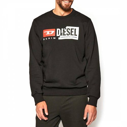 Black Large Chest Logo Sweatshirt - Diesel - Modalova