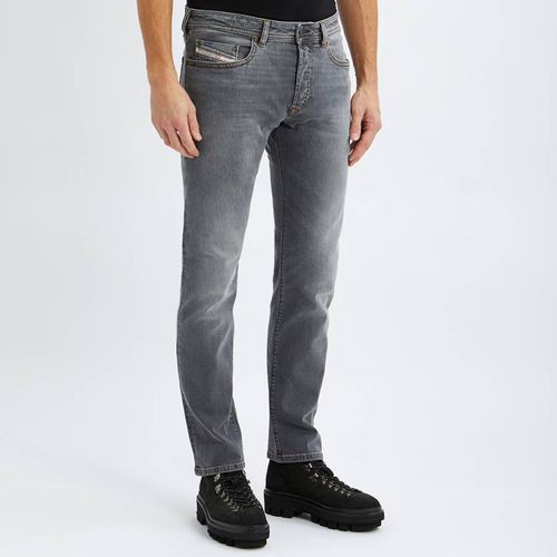 Grey Buster-X Tapered Stretch Jeans - Diesel - Modalova