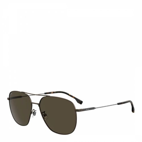 Men's Brown Sunglasses 62mm - Hugo Boss - Modalova