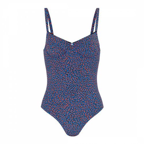 Navy & Multi Divine Underwired One-Piece Swimsuit - Simone Perele - Modalova