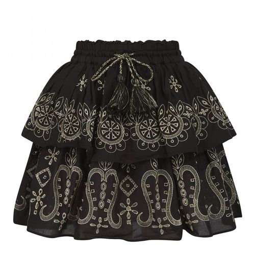 Belle Skirt Black-Gold - Pranella - Modalova