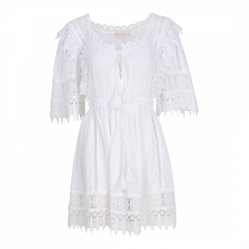 White Sandy Mini Dress - Pranella - Modalova