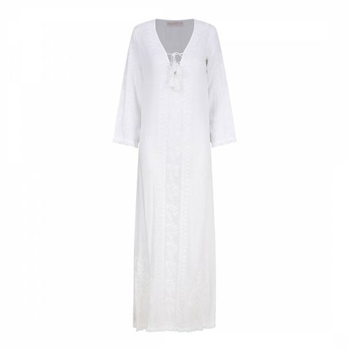 White Agatha Maxi Dress - Pranella - Modalova