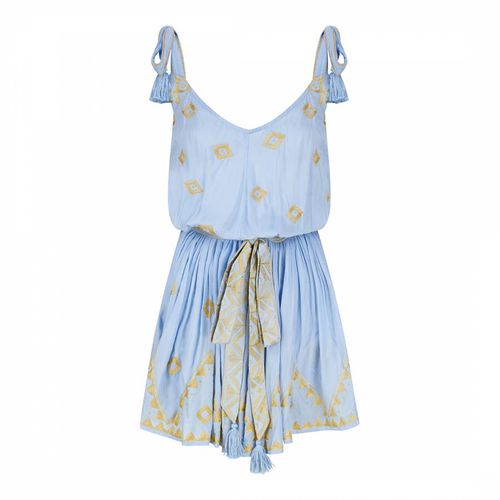 Blue Amber Mini Dress - Pranella - Modalova