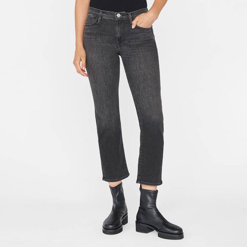 Dark Grey Le High Straight Jeans - Frame - Modalova