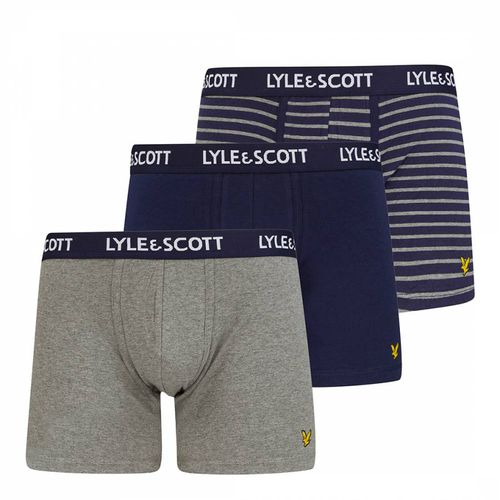 Navy Ethan 3 Pack Boxer Shorts - Lyle & Scott - Modalova