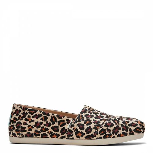 Leopard Print Alpargata Flat Shoes - Toms - Modalova
