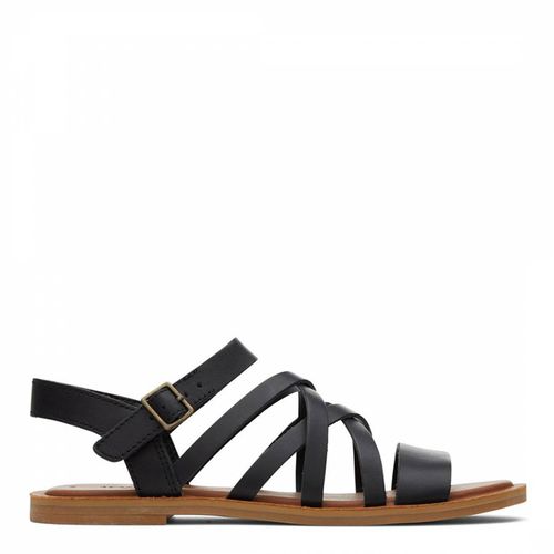 Black Sephina Strappy Flat Sandals - Toms - Modalova