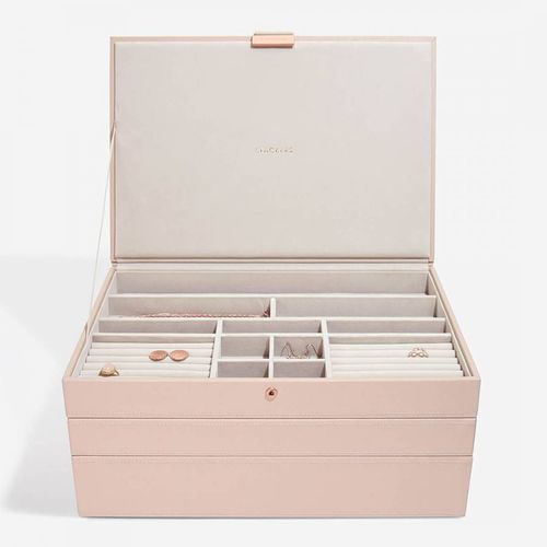 Blush Pink Supersize Jewellery Box - Stackers - Modalova