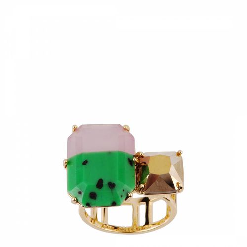 Pink Green Gold Ring - Les NÃ©rÃ©ides - Modalova