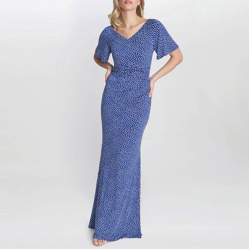 Blue Kasia Jersey Maxi Dress - Gina Bacconi - Modalova