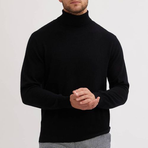 Black Turtle Neck Cashmere Jumper - EC2 Collection - Modalova