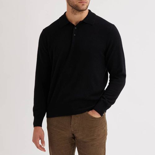 Black Polo Neck Cashmere Jumper - EC2 Collection - Modalova