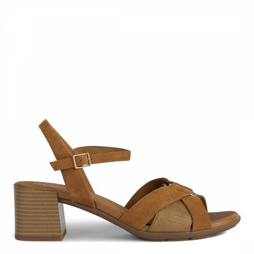 Leather Marykarmen Heeled Sandal - Geox - Modalova