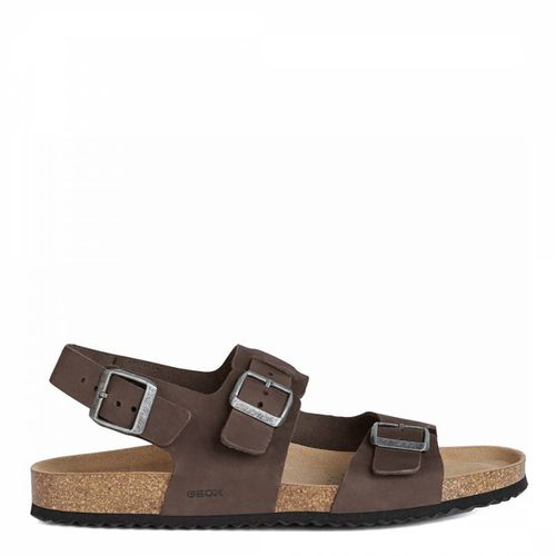 Mens Brown Ghita Sandal - Geox - Modalova