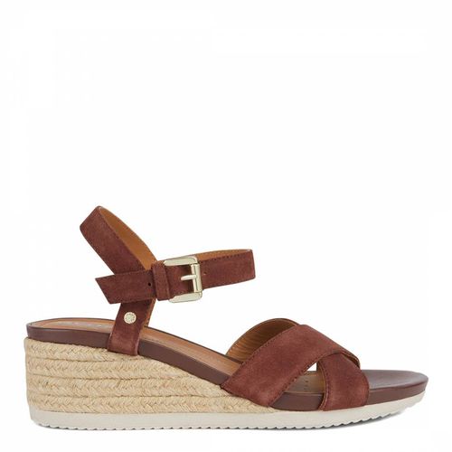 Brown Ischia Corda Wedge - Geox - Modalova