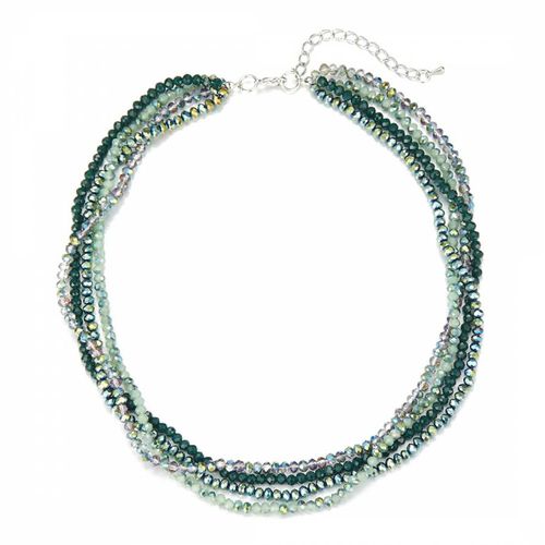 Amp; Multi Green Quartz Layer Necklace - Liv Oliver - Modalova