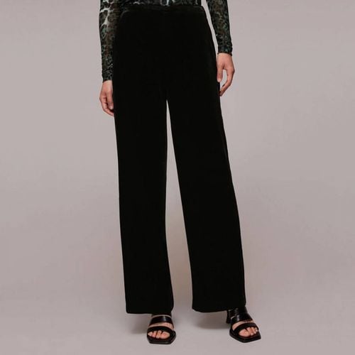 Black Wide Leg Trousers - WHISTLES - Modalova