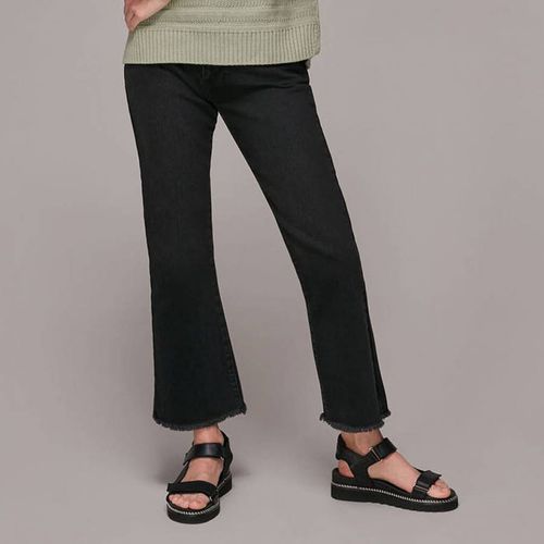 Black Kick Flare Jeans - WHISTLES - Modalova