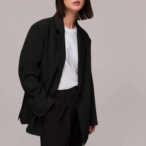 Black Carla Oversized Blazer - WHISTLES - Modalova