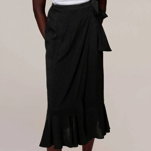 Black Pleated Midi Skirt, Whistles UK