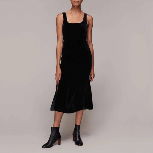 Black Mila Midi Dress - WHISTLES - Modalova