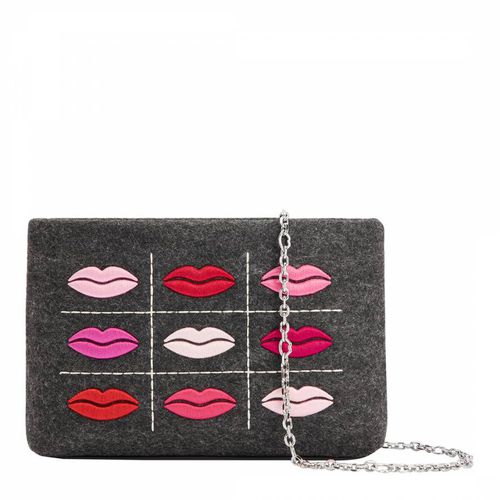 Grey Lips Monty Crossbody Bag - Lulu Guinness - Modalova