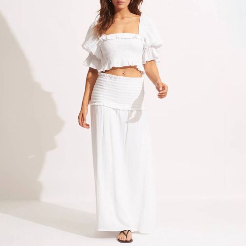 White Caspian Strapless Dress/Skirt - Seafolly - Modalova