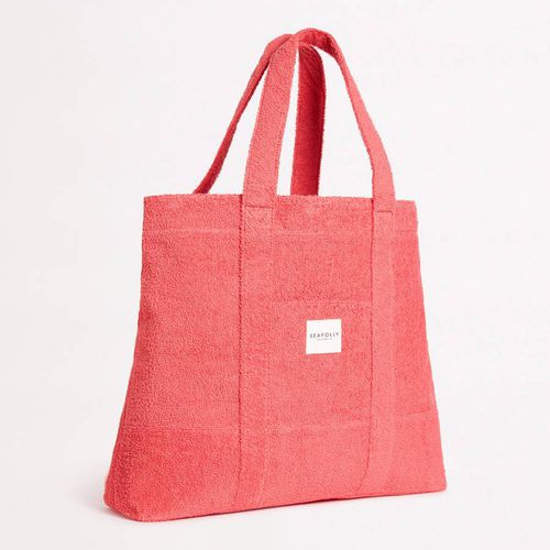 Sun Kissed Coral Terry Beach Tote - Seafolly - Modalova