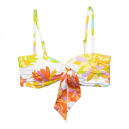 Multi Palm Springs Tie Front Bandeau Bikini Top - Seafolly - Modalova