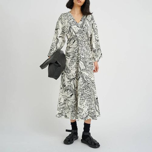 Cream/Black Drita Graphic Dress - Inwear - Modalova