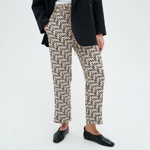 Beige Qailey Pattern Trousers - Inwear - Modalova
