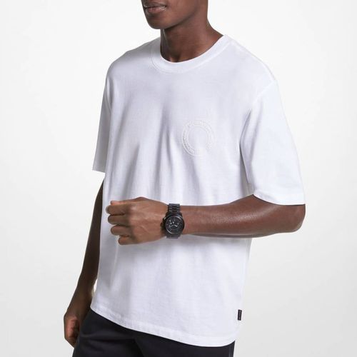 White Icon Logo Cotton T-Shirt - Michael Kors - Modalova