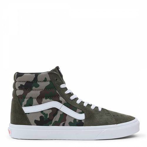 Unisex Green Camouflage UA SK8 High Top Trainers - Vans - Modalova