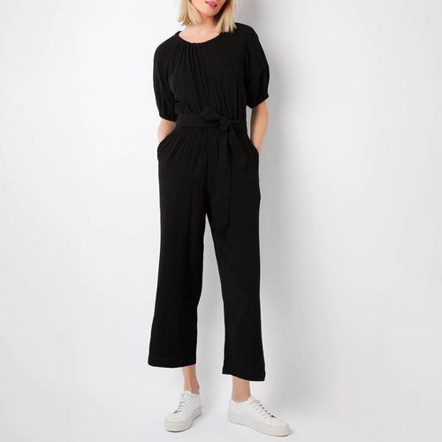 Elsa Tie Detail Double Gauze Cotton Jumpsuit - Wyse - Modalova