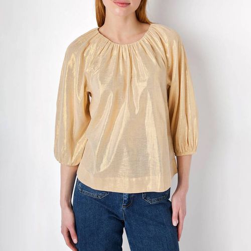 Gold Aurora Shimmer Blouse - Wyse - Modalova