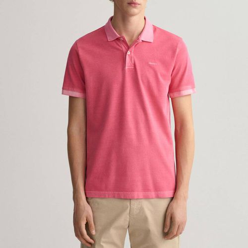 Pink Sunfaded Pique Polo Shirt - Gant - Modalova