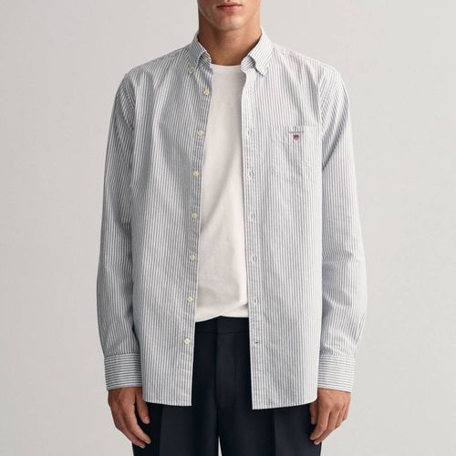 White Stripe Oxford Cotton Shirt - Gant - Modalova