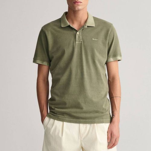 Khaki Sunfaded Pique Polo Shirt - Gant - Modalova