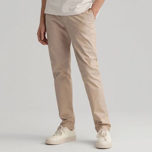 Beige Hallden Cotton Chinos - Gant - Modalova