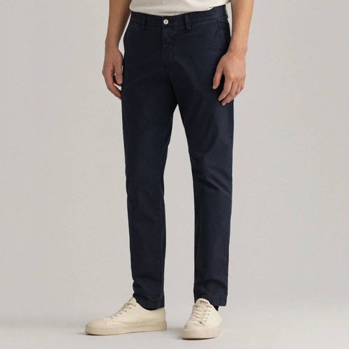 Black Hallden Stretch Cotton Chinos - Gant - Modalova